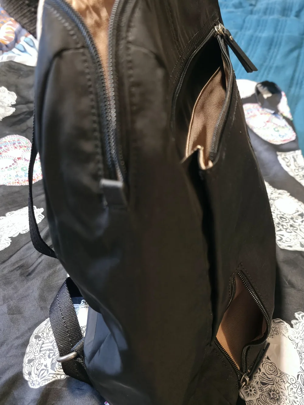 The Sak Black Everyday Zip-Front Backpack
